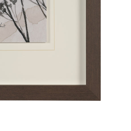 Meadow R by Mercana Studio Hand Embelished Textured Framed Artwork Matted under Glass from Mercana - Luna Furniture