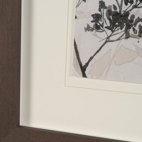 Meadow R by Mercana Studio Hand Embelished Textured Framed Artwork Matted under Glass from Mercana - Luna Furniture