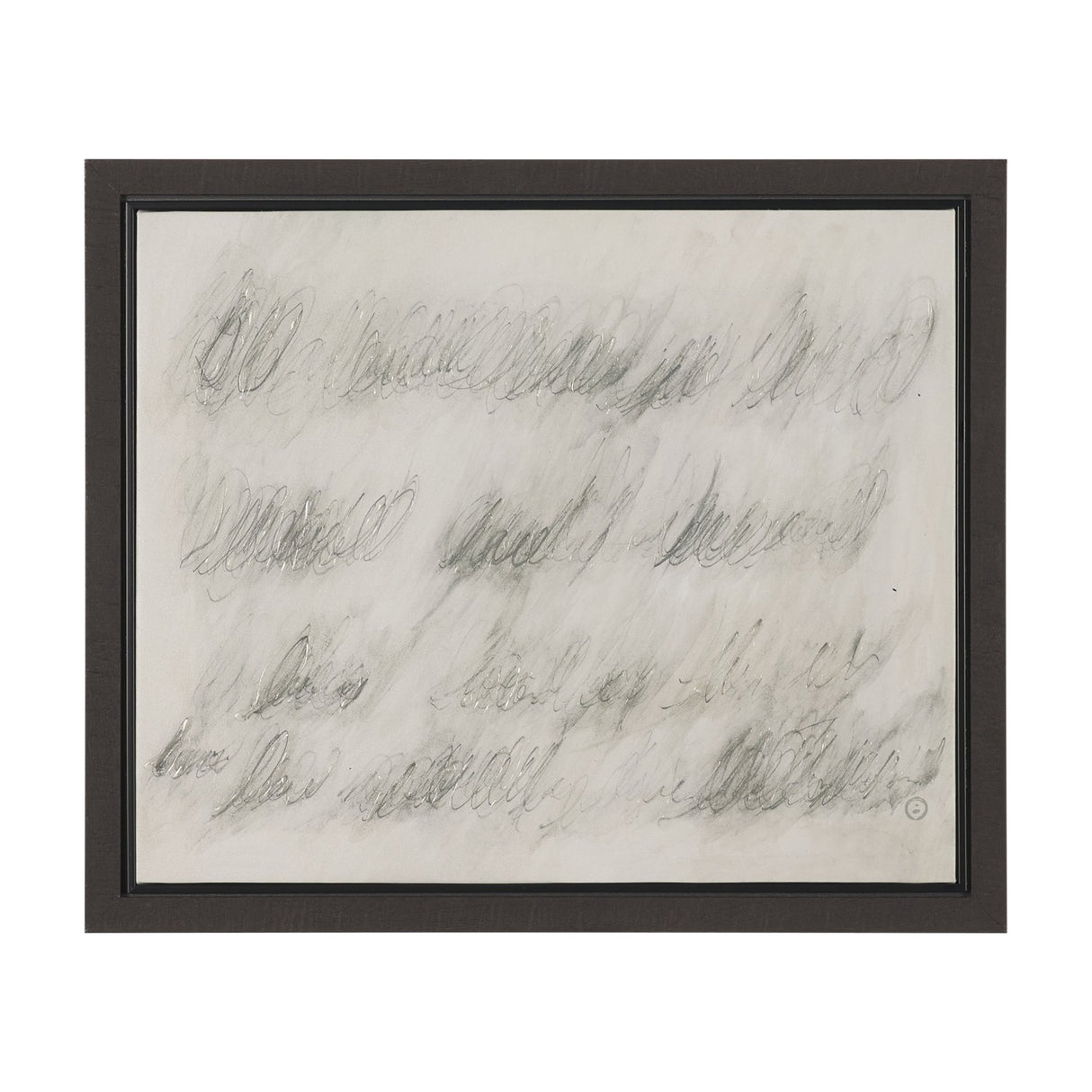 Message I by Mercana Studio Hand-Embellished Textured Framed Canvas Artwork from Mercana - Luna Furniture