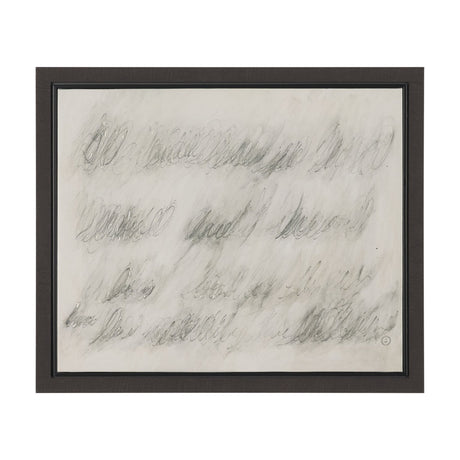 Message I by Mercana Studio Hand-Embellished Textured Framed Canvas Artwork from Mercana - Luna Furniture