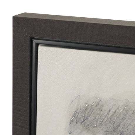 Message I by Mercana Studio Hand-Embellished Textured Framed Canvas Artwork from Mercana - Luna Furniture