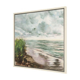 Beach View I by Mercana Studio Hand-Embellished Textured Framed Canvas Artwork from Mercana - Luna Furniture