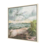 Beach View II by Mercana Studio Hand-Embellished Textured Framed Canvas Artwork from Mercana - Luna Furniture