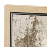 Textural Echo - Ash by Kristine Hegre Hand-Embellished Textured Framed Canvas Artwork from Mercana - Luna Furniture