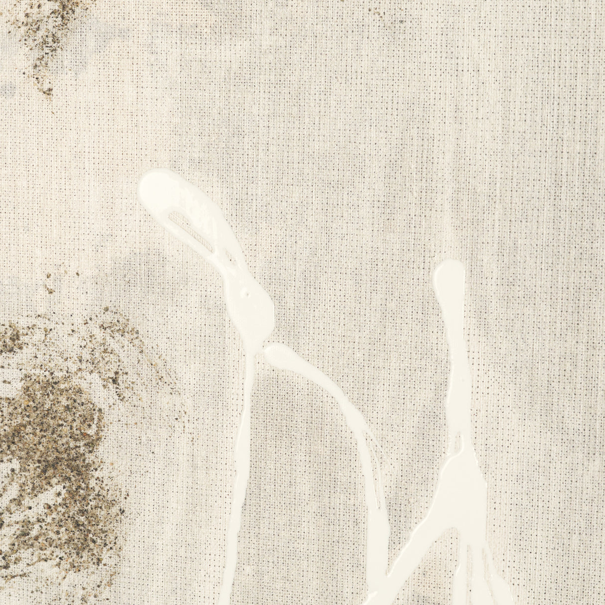 Textural Echo - Ash by Kristine Hegre Hand-Embellished Textured Framed Canvas Artwork from Mercana - Luna Furniture