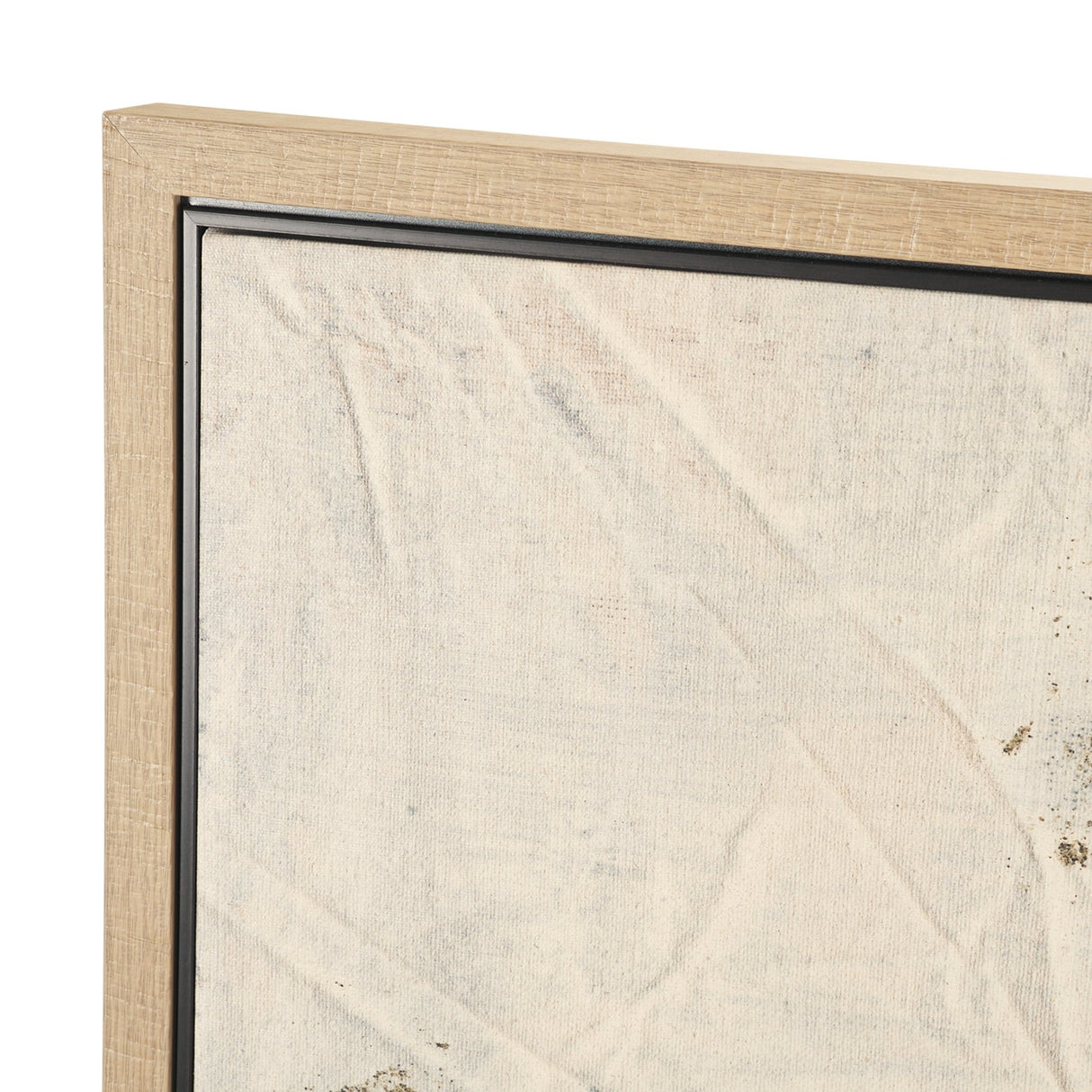 Textural Echo - Fragment by Kristine Hegre Hand-Embellished Textured Framed Canvas Artwork from Mercana - Luna Furniture