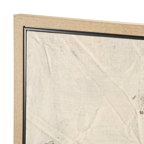 Textural Echo - Fragment by Kristine Hegre Hand-Embellished Textured Framed Canvas Artwork from Mercana - Luna Furniture