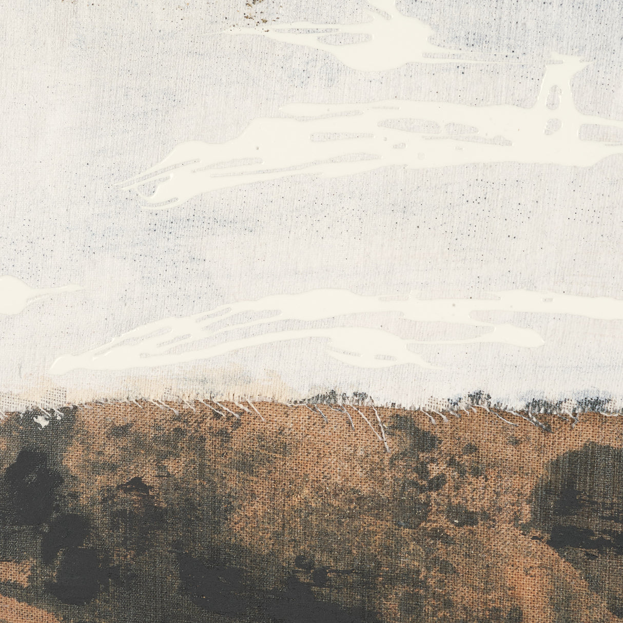 Textural Echo - Fragment by Kristine Hegre Hand-Embellished Textured Framed Canvas Artwork from Mercana - Luna Furniture
