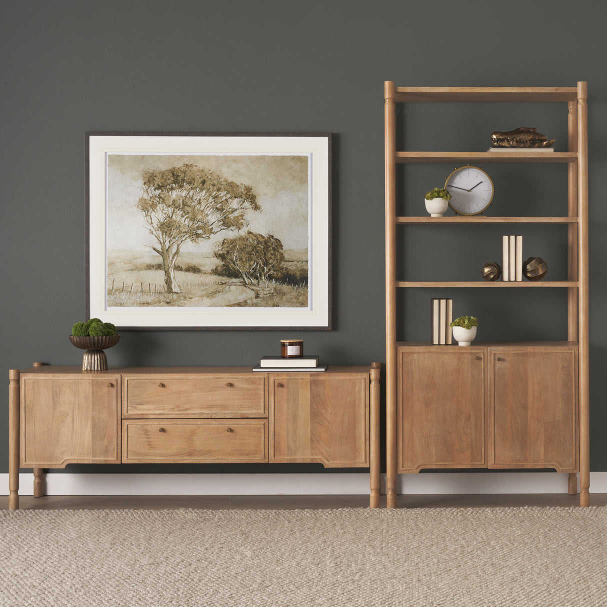 Timeless Vista I by Mercana Studio Textured Framed Artwork Matted under Glass from Mercana - Luna Furniture