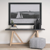 Maritime Meander by Ben Wood Hand Embelished Framed Art Print Matted under Glass from Mercana - Luna Furniture