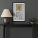 Ephemera Sculpture by The Vintage Collection Hand Embelished Text Framed Artwork Matted under Glass from Mercana - Luna Furniture