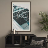 Classic Car VII by Bethany Young Textured Framed Art Print Matted under Glass from Mercana - Luna Furniture