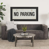 No Parking LG by Mercana Studio Hand Embelished Textured Framed Artwork Matted under Glass from Mercana - Luna Furniture