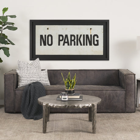 No Parking LG by Mercana Studio Hand Embelished Textured Framed Artwork Matted under Glass from Mercana - Luna Furniture