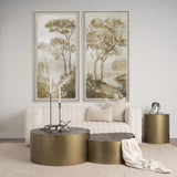 Timeless Vista III by Mercana Studio Hand-Embellished Textured Framed Canvas Artwork from Mercana - Luna Furniture