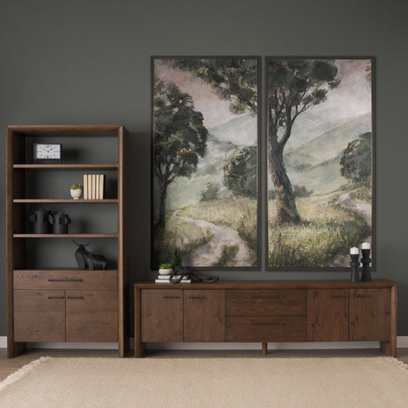 Silent Forest I by Mercana Studio Hand-Embellished Textured Framed Canvas Artwork from Mercana - Luna Furniture