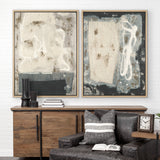 Textural Echo - Erosion by Kristine Hegre Hand-Embellished Textured Framed Canvas Artwork from Mercana - Luna Furniture