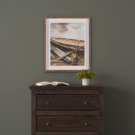 At The Cabin I by Mercana Studio Hand Embelished Framed Artwork Matted under Glass from Mercana - Luna Furniture