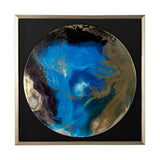 Blue Planet by Barbara Mercado a Framed Art Print Matted under Glass from Mercana - Luna Furniture