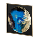 Blue Planet by Barbara Mercado a Framed Art Print Matted under Glass from Mercana - Luna Furniture