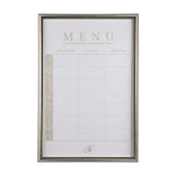 MENU I by Mercana Studio a Hand Embellished Textured Framed Art Print Matted under Glass from Mercana - Luna Furniture