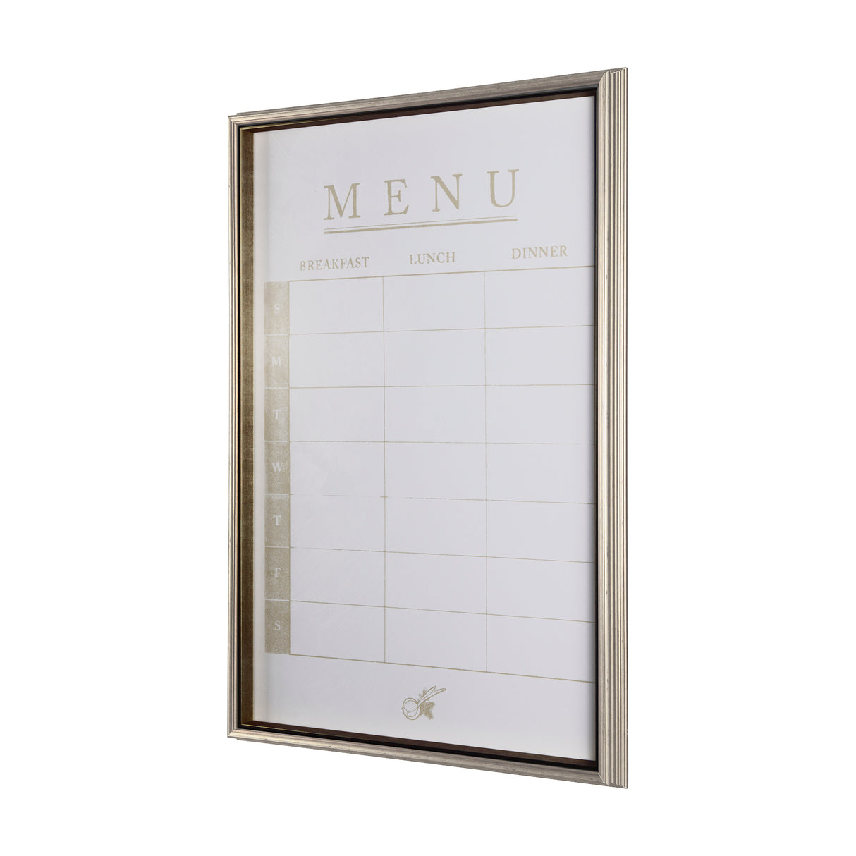 MENU I by Mercana Studio a Hand Embellished Textured Framed Art Print Matted under Glass from Mercana - Luna Furniture