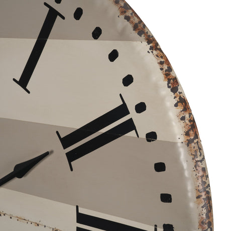 Belton 41.5" Round Oversize Farmhouse Wall Clock from Mercana - Luna Furniture