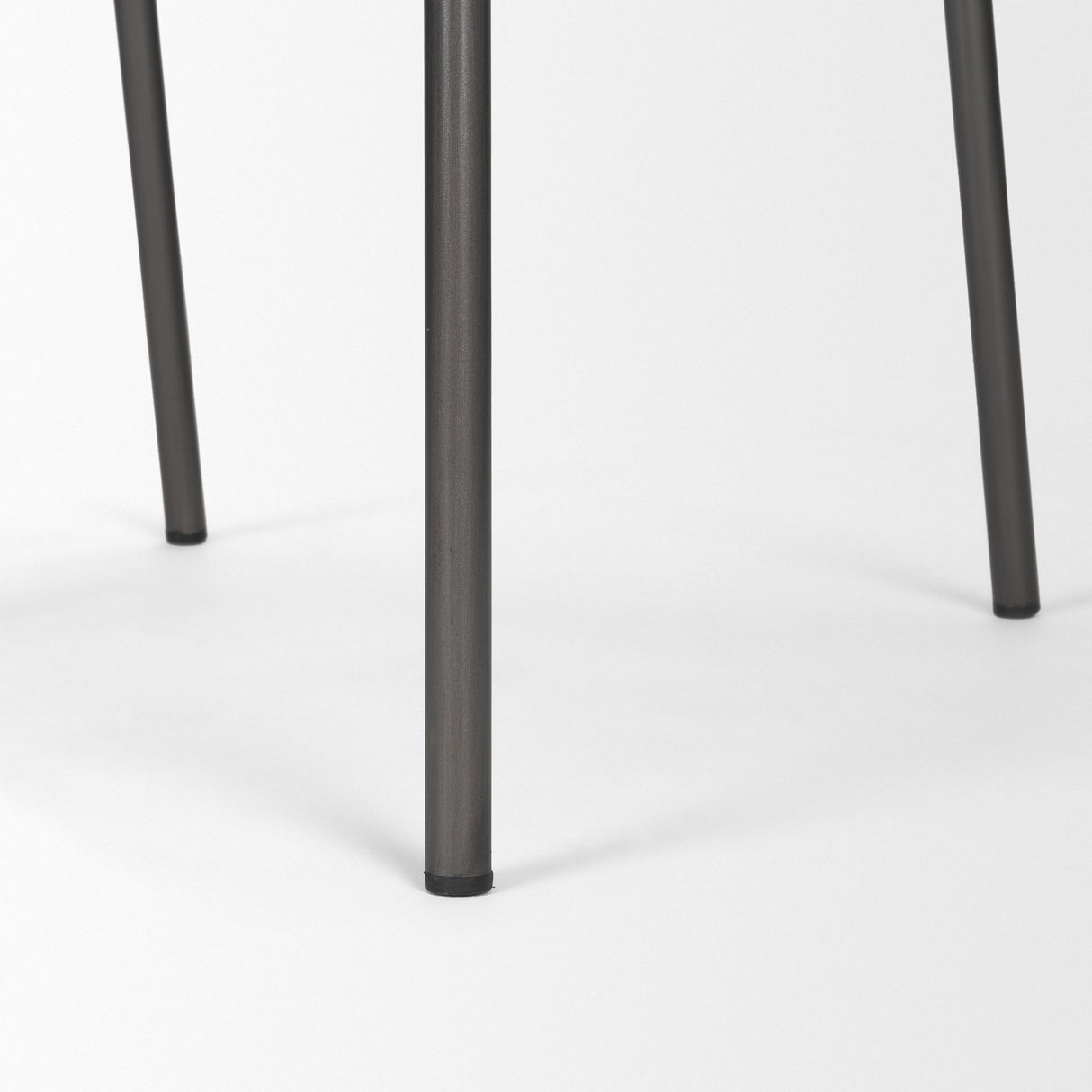 Kavalan 37.5" Total Height Ebony Leather Seat Black Metal Frame Bar Stool from Mercana - Luna Furniture