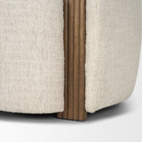 Kornelia Soft Oatmeal Fabric Barrel Accent Chair from Mercana - Luna Furniture