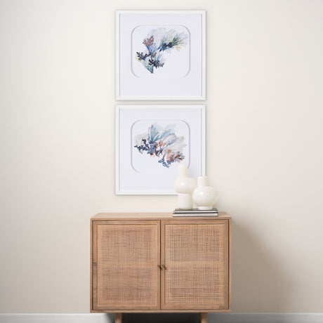 Seagrass - Sway by Mercana Studio a Hand Embellished Textured Framed Art Print Matted under Glass from Mercana - Luna Furniture