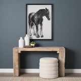 Equine Sketch 5 by Manny Woodart a Hand Embellished Textured Framed Art Print from Mercana - Luna Furniture