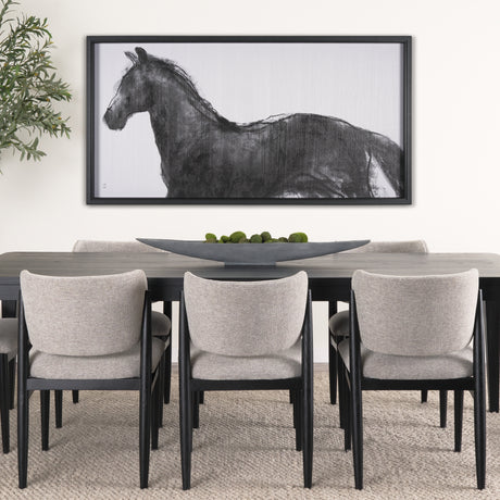 Equine Sketch 9 by Manny Woodart a Hand Embellished Textured Framed Art Print from Mercana - Luna Furniture