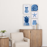 Summer Collection I by Mercana Studio a Hand Embelished Textured Framed Art Print from Mercana - Luna Furniture
