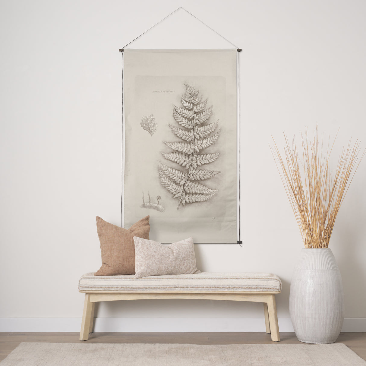 Fern Study II (Davallia Fejeensis) by Mercana Studio a Hand Embellished Framed Art Print from Mercana - Luna Furniture