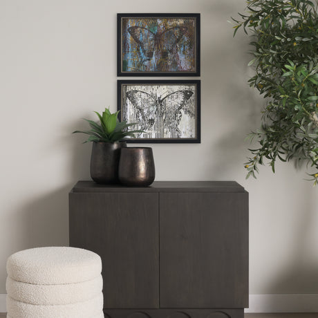 Papillon III by Mercana Studio a Hand Embellished Framed Art Print from Mercana - Luna Furniture