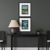Montana Go USA (M) by Mercana Studio a Framed Art Print Matted under Glass from Mercana - Luna Furniture