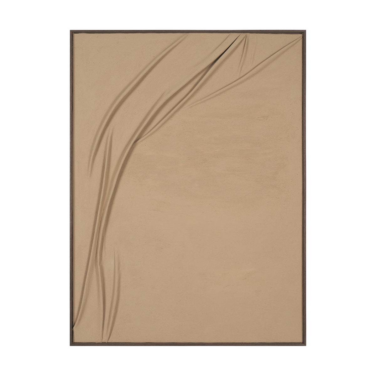 Drape III Camel Fabric Dimensional Framed Art from Mercana - Luna Furniture