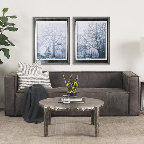 A Fresh Winter Morning I by Mercana Studio Hand Embellished Framed Art Print Matted under Glass from Mercana - Luna Furniture