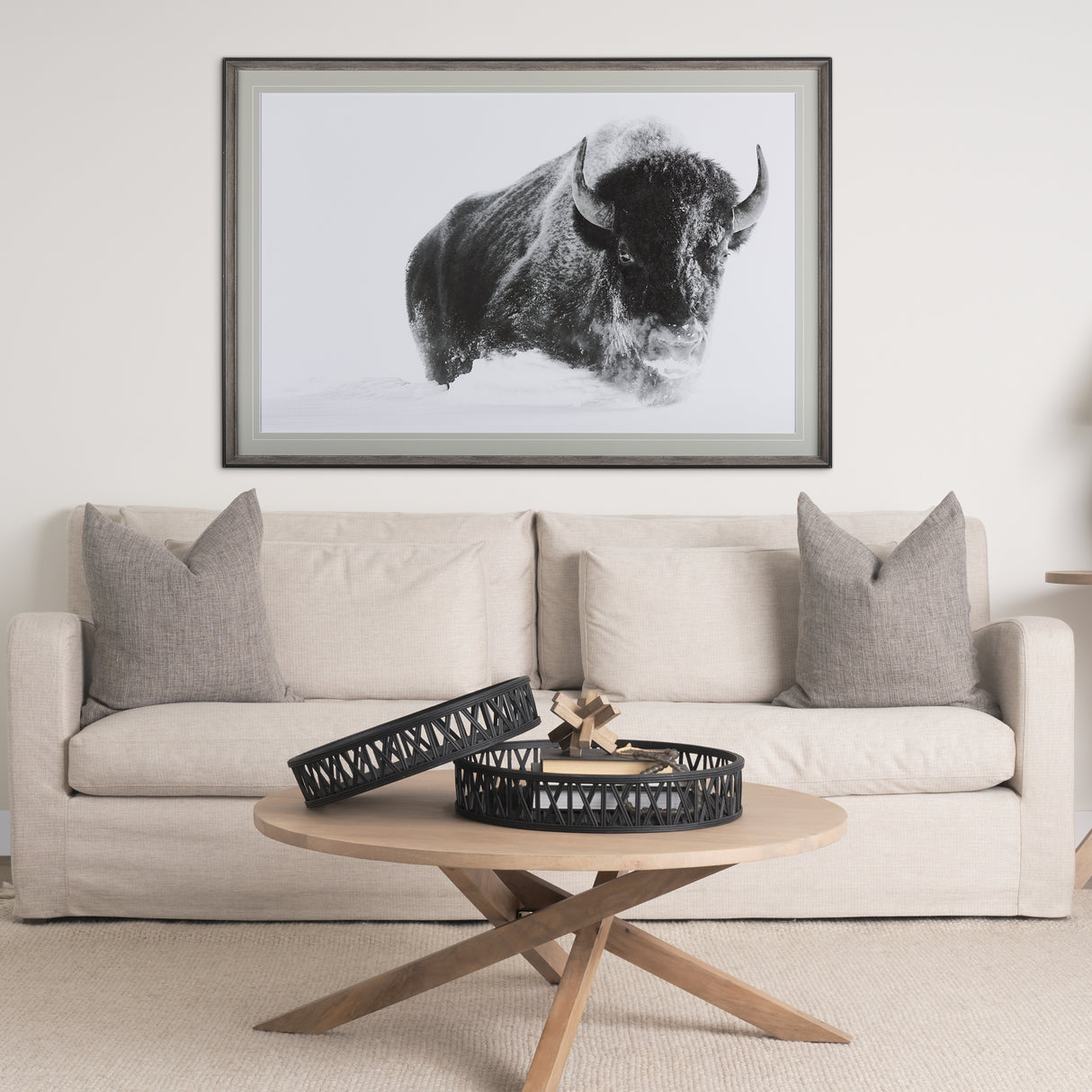 A Struggle by Mercana Studio a Hand Embellished Textured Framed Photo Art Print Matted under Glass from Mercana - Luna Furniture