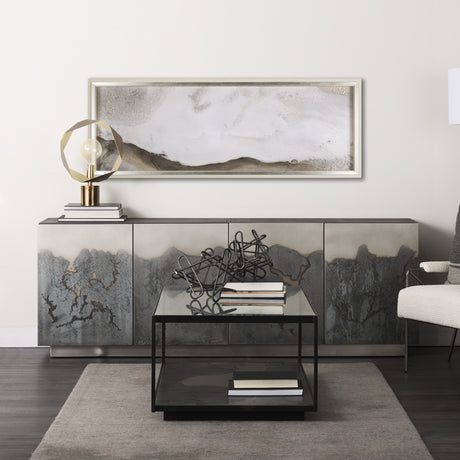 Sand Hills by Mercana Studio a Hand Embellished Textured Framed Art Print from Mercana - Luna Furniture