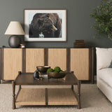 Grizzly Bear by Chad Mackay a Hand Embellished Textured Framed Photo Art Print Matted under Glass from Mercana - Luna Furniture