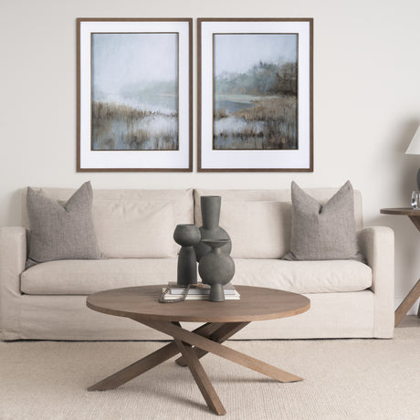 Misty day II by Mercana Studio a Hand Embellished Textured Framed Art Print Matted under Glass from Mercana - Luna Furniture