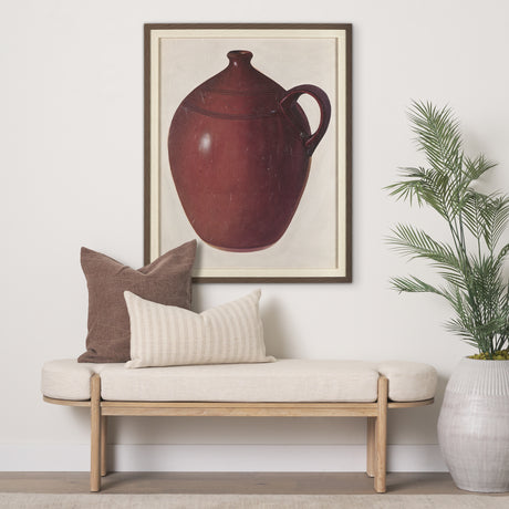Redware Jug by Mercana Studio a Hand Embellished Textured Framed Art Photograph from Mercana - Luna Furniture