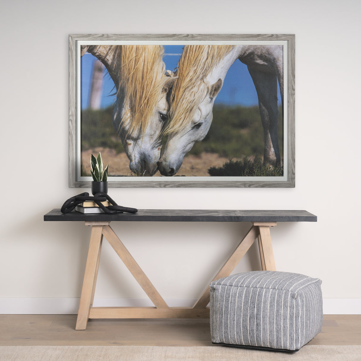 Nuzzled Together by Mercana Studio a Hand Embellished Textured Framed Art Photo Matted under Glass from Mercana - Luna Furniture