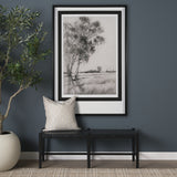 Serene View by Mercana Studio a Hand Embellished Textured Framed Art Print Matted under Glass from Mercana - Luna Furniture