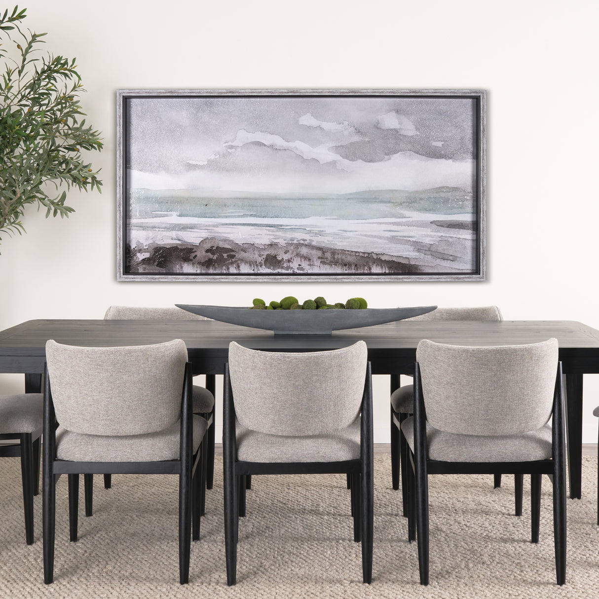 Seaside Vacation IV by Mercana Studio a Hand Embellished Textured Framed Art Print from Mercana - Luna Furniture
