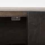 Darwin Dark Brown Wood 2 Door Accent Cabinet from Mercana - Luna Furniture
