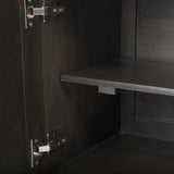 Darwin Dark Brown Wood 2 Door Accent Cabinet from Mercana - Luna Furniture