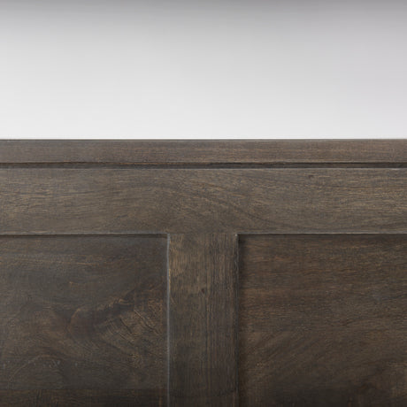 Darwin Dark Brown Wood 2 Door Accent Cabinet from Mercana - Luna Furniture
