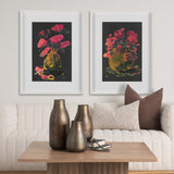 Midnight Flower I by Mercana Studio a Framed Art Print Matted under Glass from Mercana - Luna Furniture